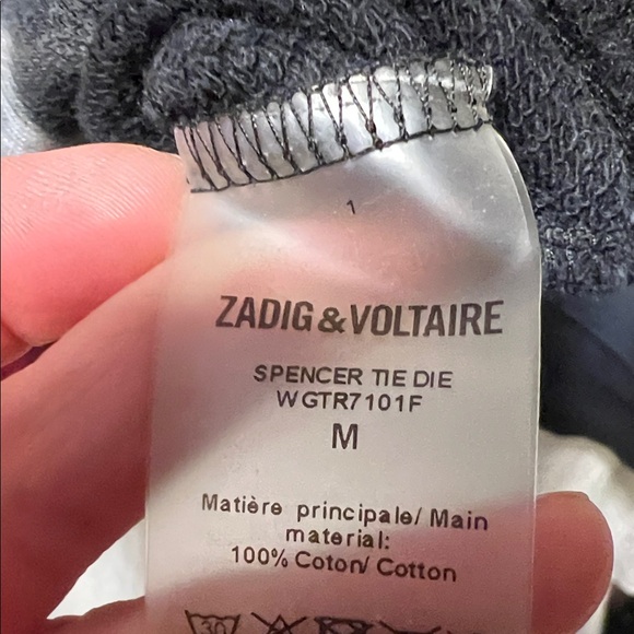 Zadig & Voltaire Pink and Black Hoodie - Picture 4 of 4